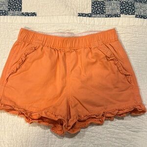 Crewcuts Orange Ruffle Shorts